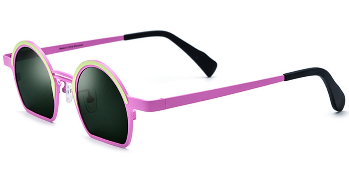 Titanium Geometric Sunglasses SG7022