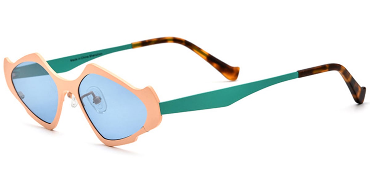 Titanium Geometric Sunglasses SG6779