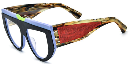 Acetate Geometric Frame F6848