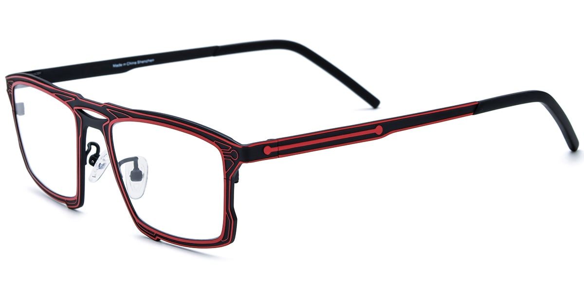 Titanium Rectangle Frame F8338