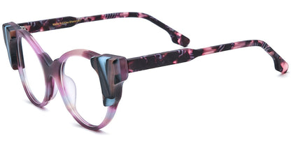 Acetate Cat Eye Frame F7324