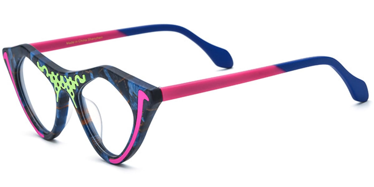 Acetate Cat Eye Frame F6898