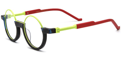 Acetate Round Frame F7398