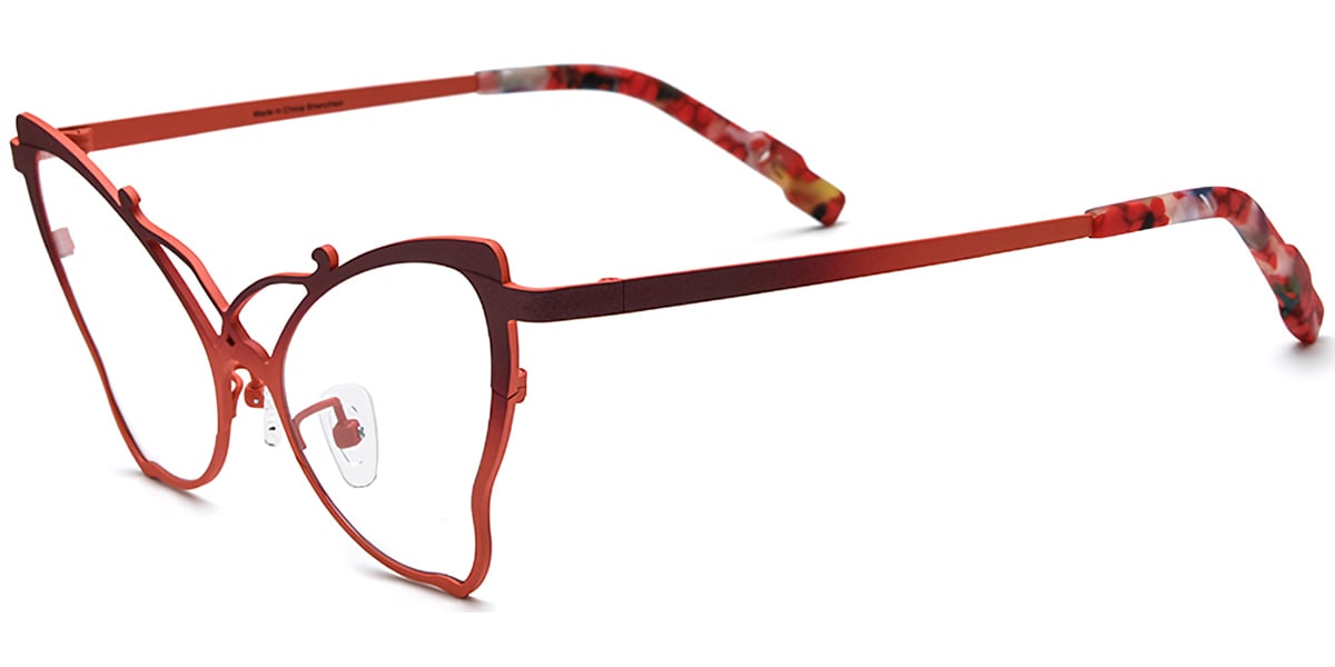 Titanium Cat Eye Frame F7299