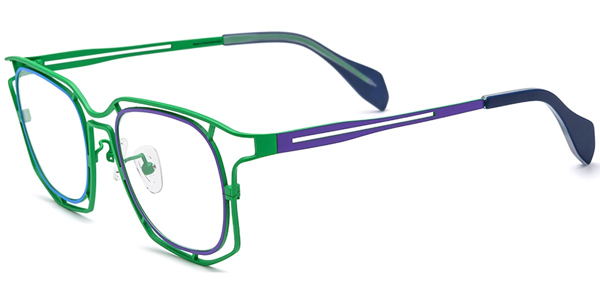 Titanium Square Frame F7402