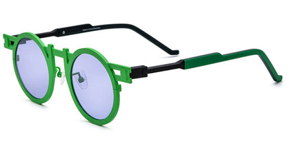 Titanium Round Sunglasses SG7038