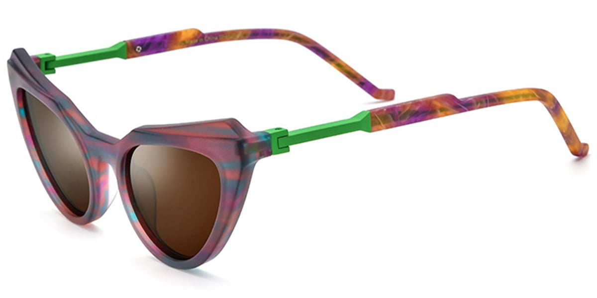 Acetate Cat Eye Sunglasses SG7034