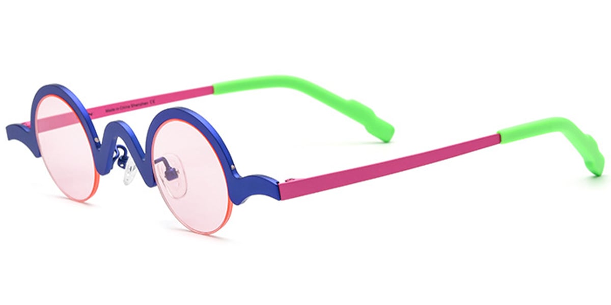 Titanium Round Sunglasses SG6368