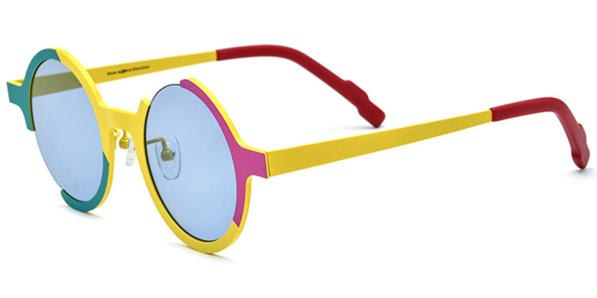 Titanium Round Sunglasses SG6800