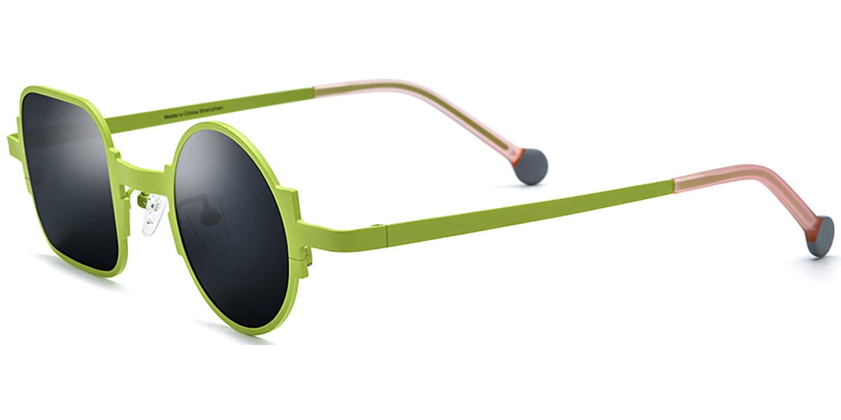 Titanium Geometric Sunglasses SG7168