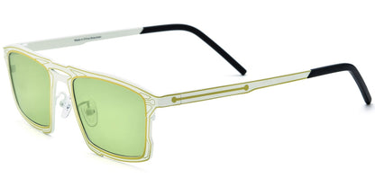 Titanium Rectangle Sunglasses SG8339