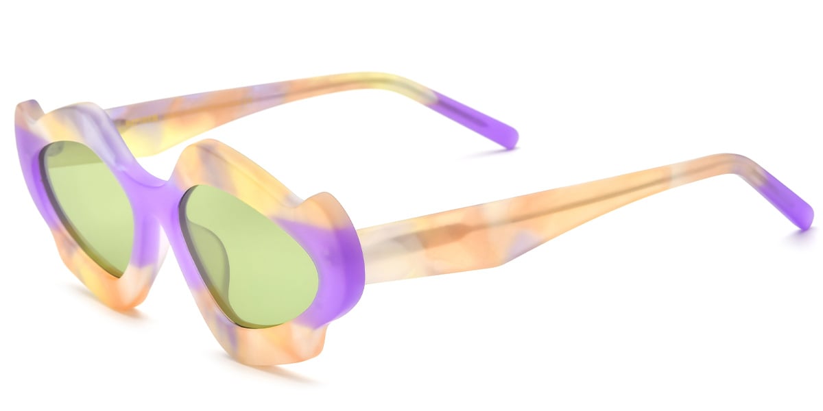 Acetate Geometric Sunglasses SG5852