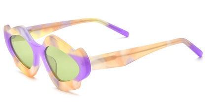 Acetate Geometric Sunglasses SG5852