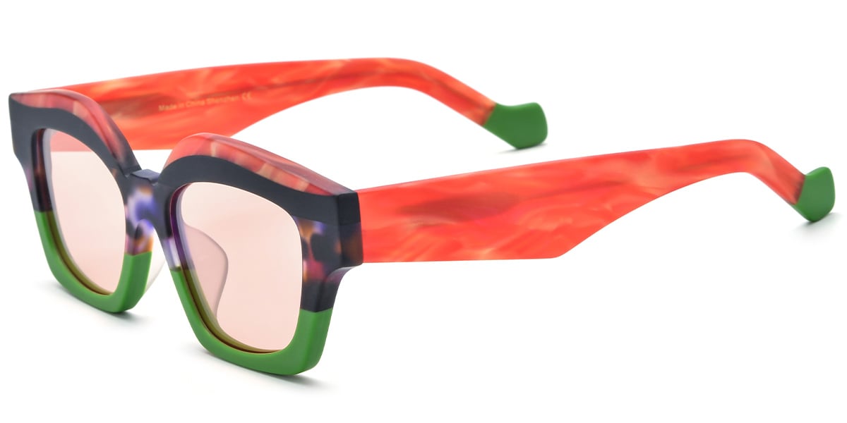 Acetate Geometric Sunglasses SG5817