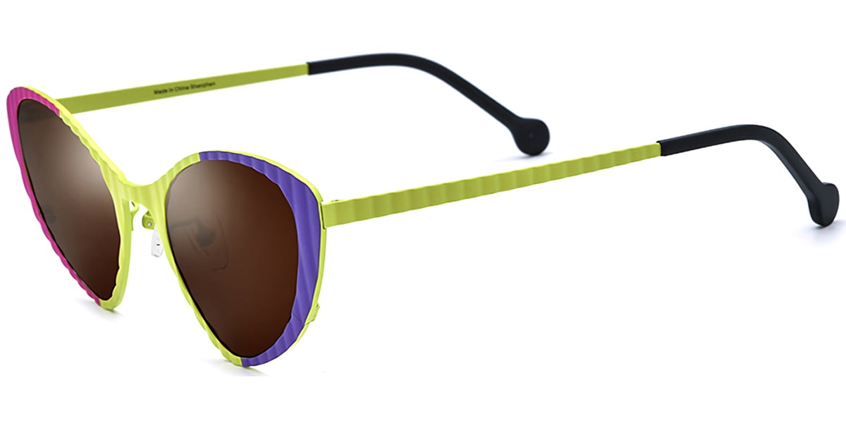 Titanium Cat Eye Sunglasses SG7392