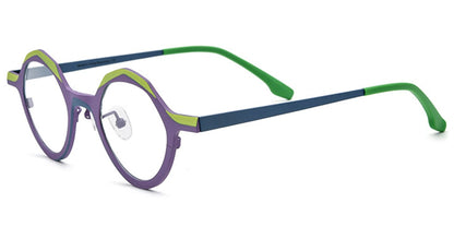 Titanium Geometric Frame F6434