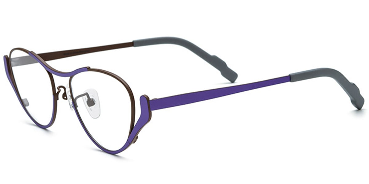 Titanium Cat Eye Frame F7048