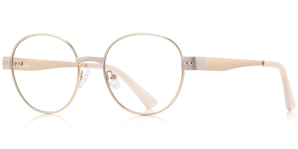 Round Eyeglasses F9607