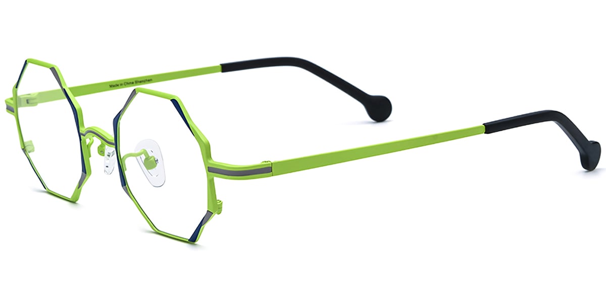 Titanium Geometric Frame F7293
