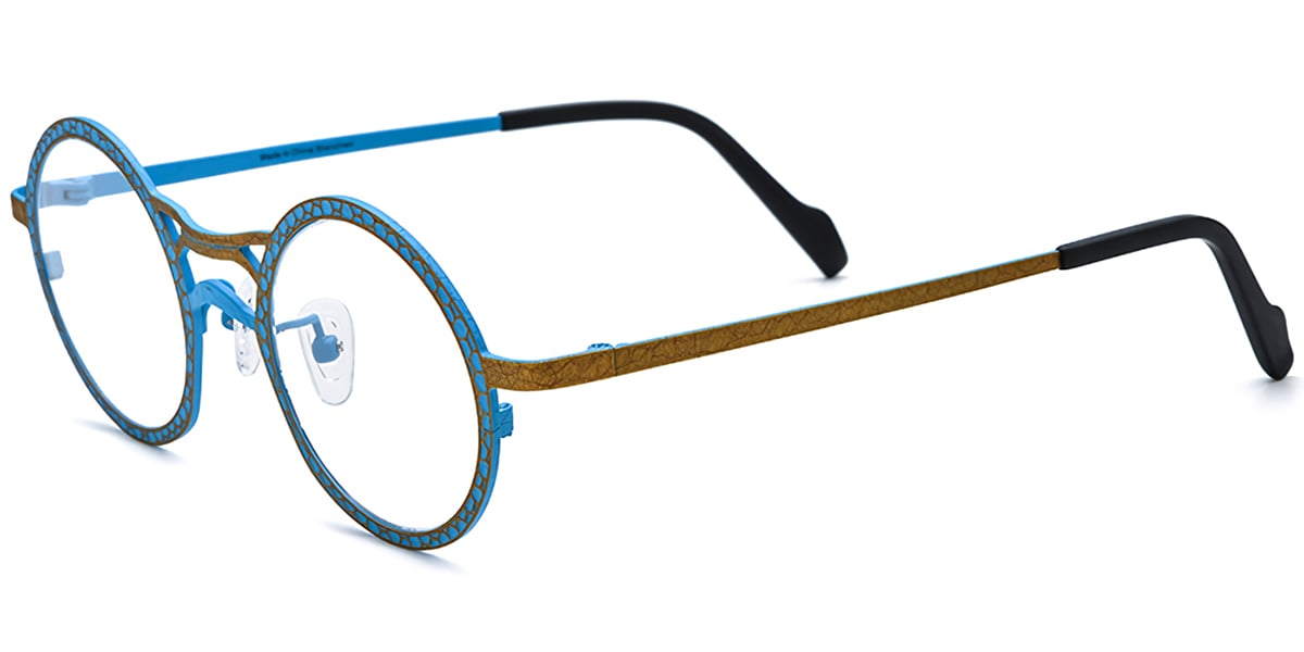 Titanium Round Frame F7401