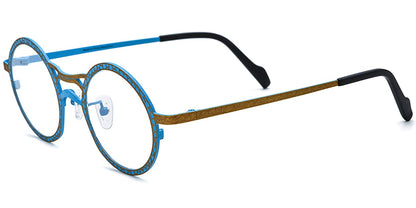 Titanium Round Frame F7401