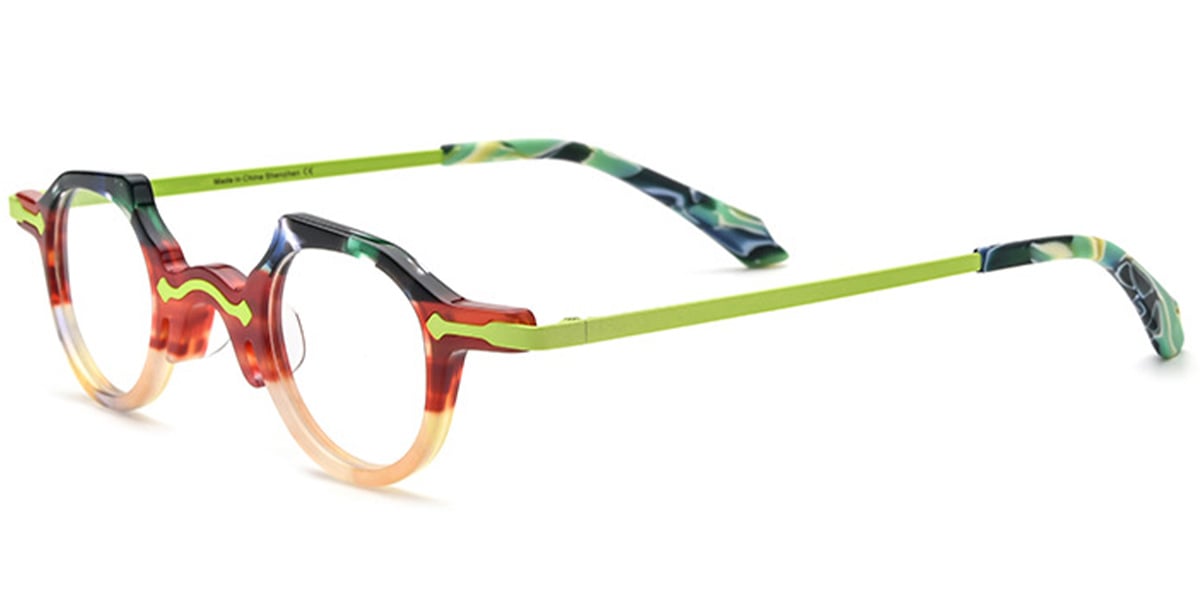 Acetate Geometric Frame F6056