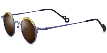 Titanium Round Sunglasses SG7309