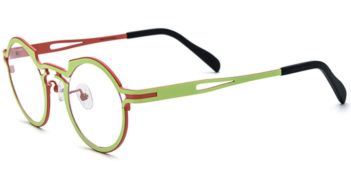 Titanium Round Frame F7019