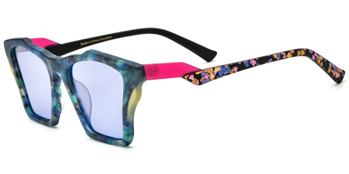 Acetate Geometric Sunglasses SG6676