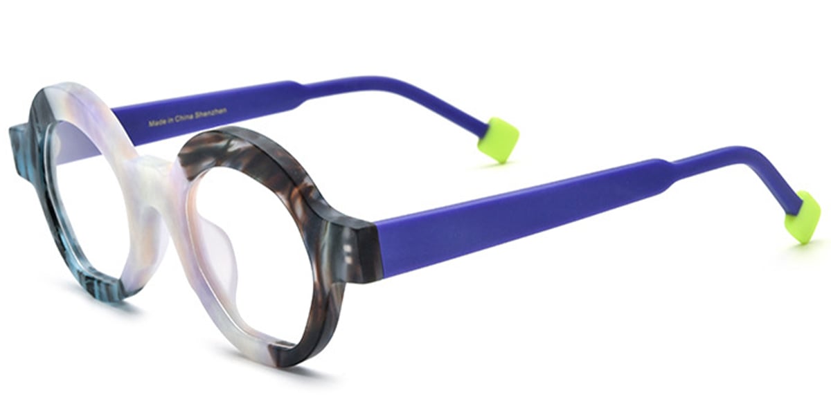 Acetate Round Frame F6404