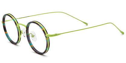 Acetate TR Round Frame F7041