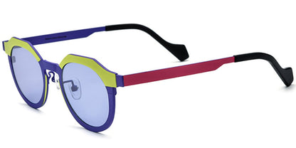 Titanium Oval Sunglasses SG6858