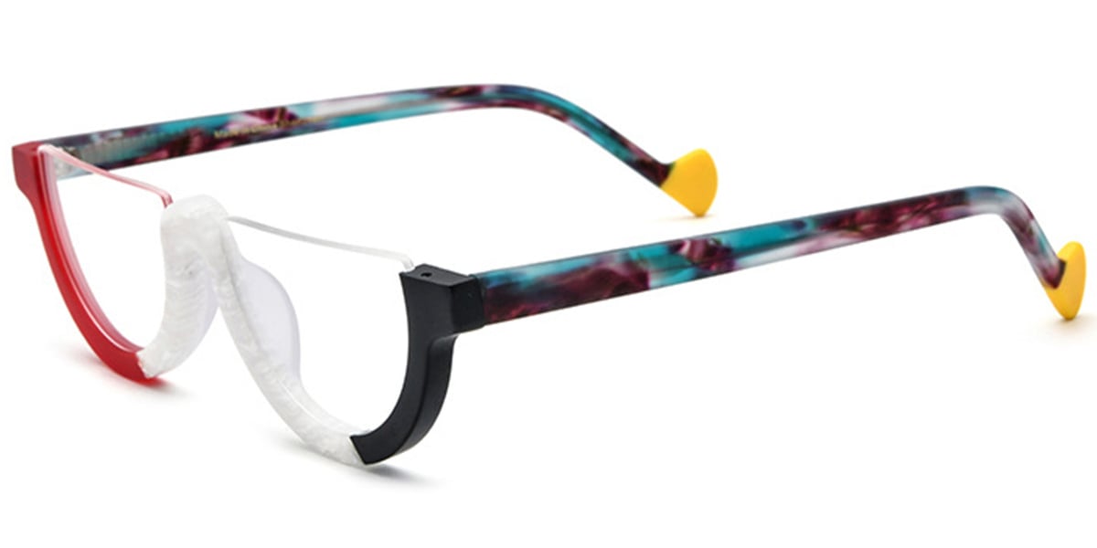 Acetate Geometric Frame F6677