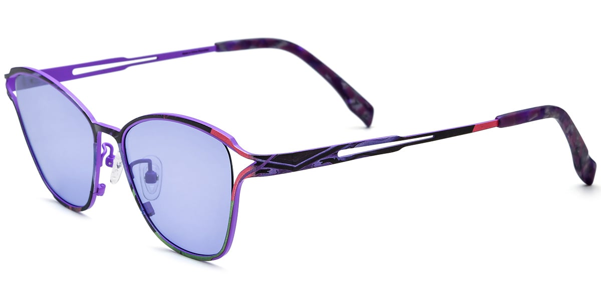 Titanium Cat Eye Sunglasses SG8126