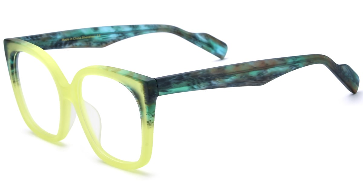 Acetate Square Frame F5818