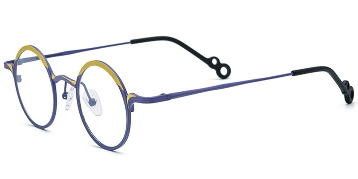 Titanium Round Frame F7049