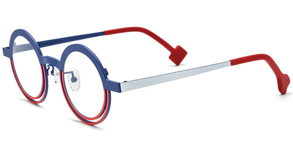 Titanium Round Frame F6870