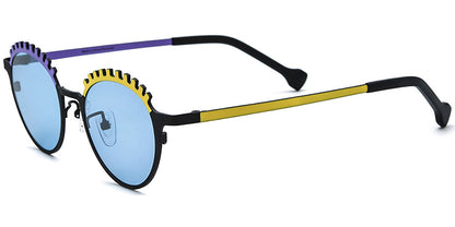 Titanium Oval Sunglasses SG7304