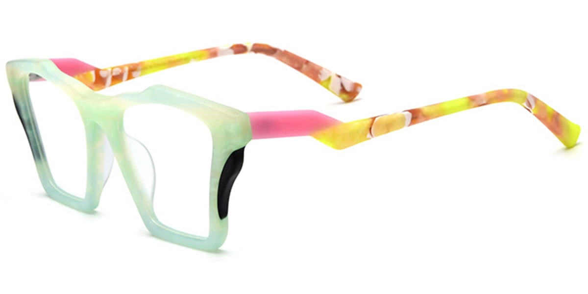 Acetate Geometric Frame F6675
