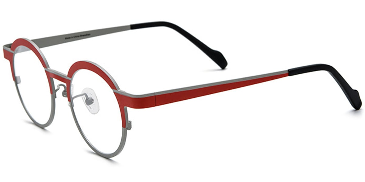 Titanium Round Frame F7017