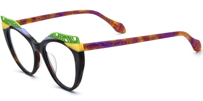 Acetate Cat Eye Frame F6896