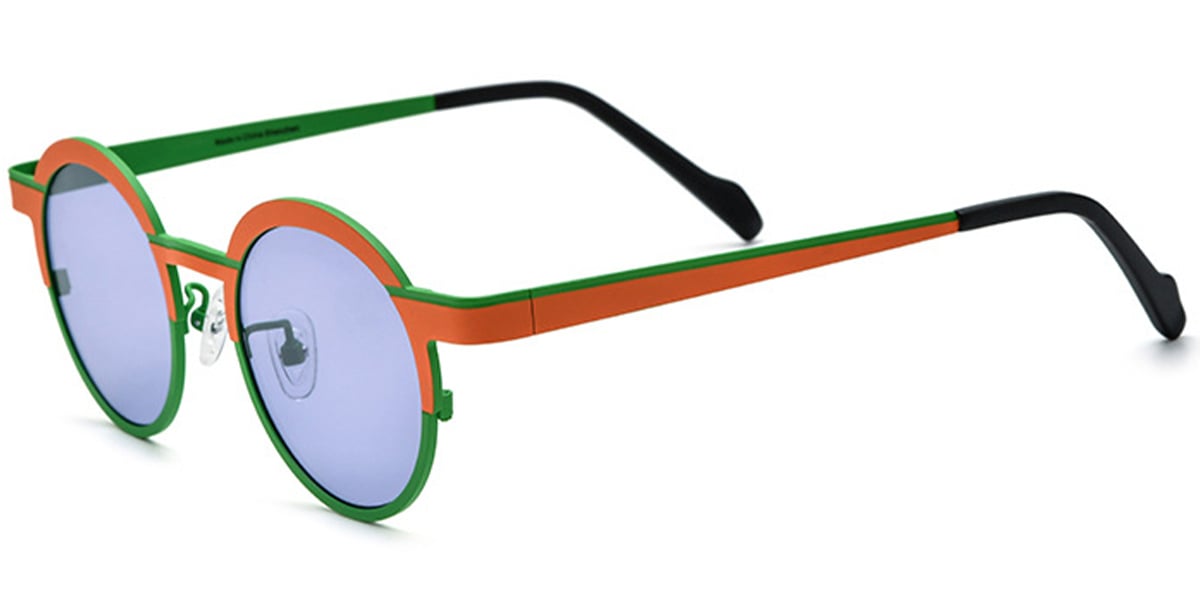 Titanium Round Sunglasses SG7018