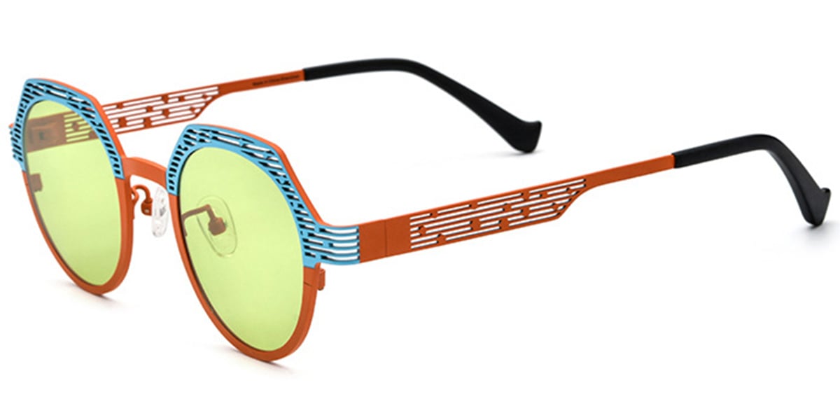 Titanium Geometric Sunglasses SG6726