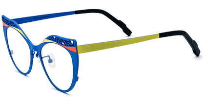 Titanium Cat Eye Frame F6906