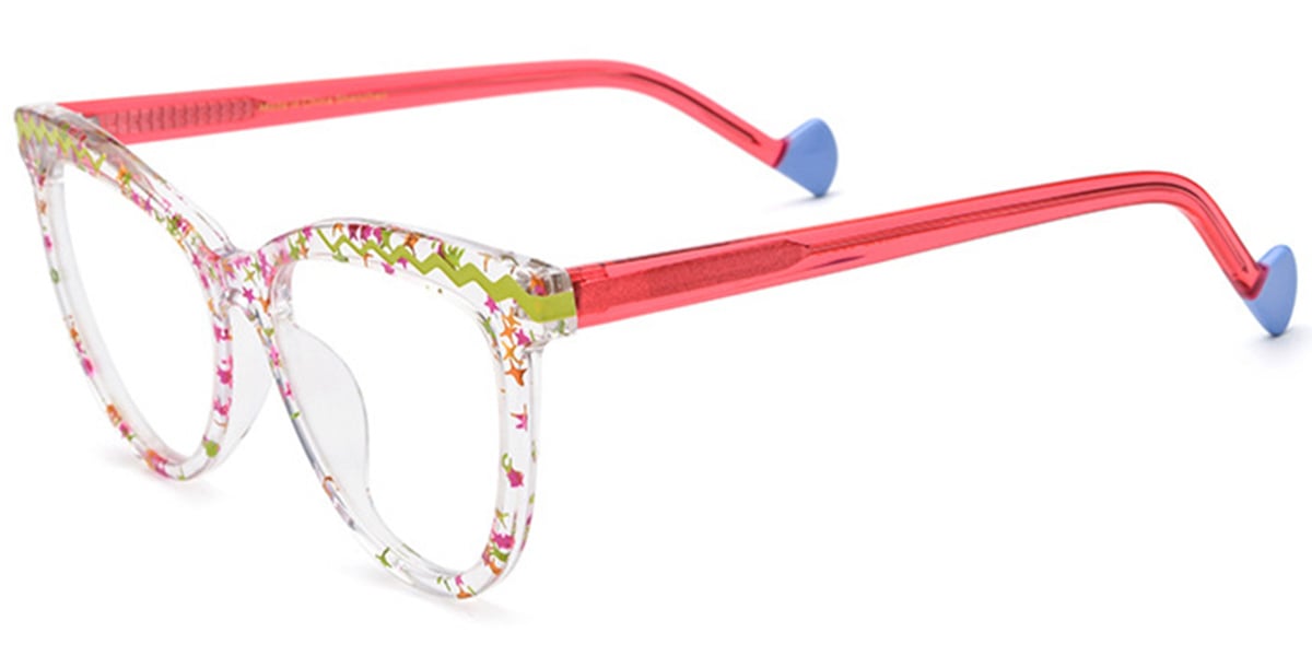 Acetate Cat Eye Frame F6714
