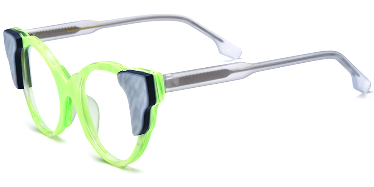 Acetate Cat Eye Frame F7324