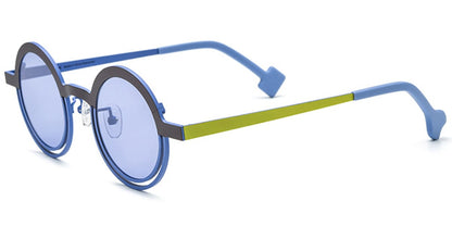 Titanium Round Sunglasses SG6871