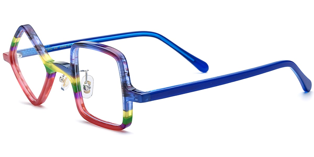 Acetate Geometric Frame F7730