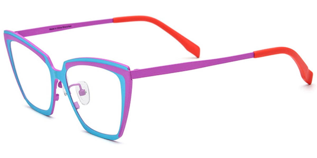 Titanium Cat Eye Frame F6801