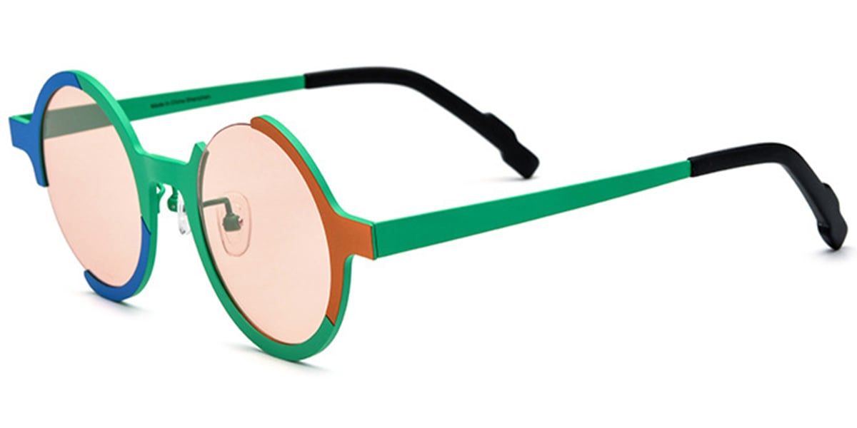 Titanium Round Sunglasses SG6800